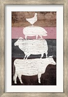 Framed Barn Animals