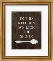 Framed Lick the Spoon