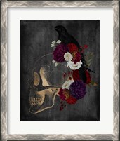 Framed Skull Raven