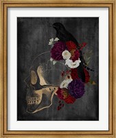 Framed Skull Raven