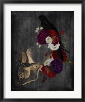 Framed Skull Raven
