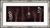 Framed Skeleton Hands