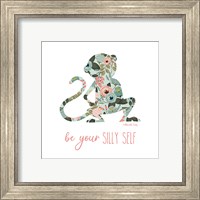 Framed 'Be Your Silly Self' border=