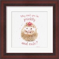 Framed Prickly and Cute