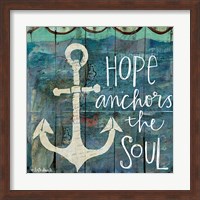 Framed Hope Anchors the Soul