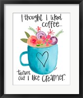 Framed Coffee Creamer