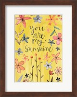 Framed You Are My Sunshine