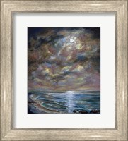 Framed Moody Moon Light I