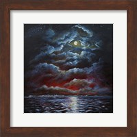 Framed Moody Moon Light II