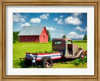 Framed Barn and Truck