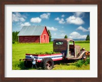 Framed Barn and Truck