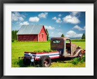 Framed Barn and Truck