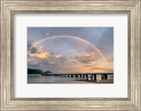 Framed Rainbow Pier