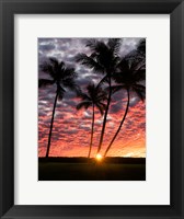 Framed Sunset Silhouette