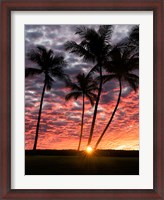 Framed Sunset Silhouette