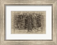 Framed Cabin in the Woods