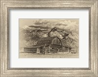Framed Mormon Row Barn