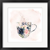 Framed Floral Mug