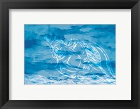 Framed Blue Coastal