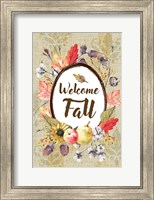 Framed Welcome Fall