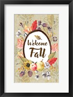 Framed Welcome Fall