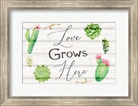 Framed Love Grows Here