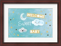 Framed Welcome Sweet Baby