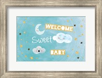 Framed Welcome Sweet Baby