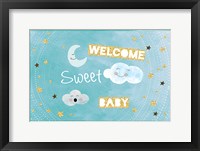 Framed Welcome Sweet Baby