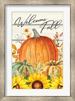 Framed Welcome Fall