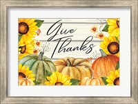 Framed Give Thanks