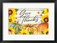 Framed Give Thanks