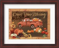 Framed Count Your Blessings IV