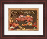 Framed Count Your Blessings IV