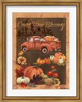 Framed Count Your Blessings VI