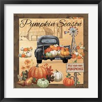 Framed Pumpkin Season II