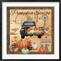 Framed Pumpkin Season II