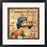 Framed Pumpkin Season II