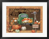 Framed Pumpkin Season IV