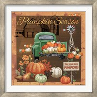 Framed Pumpkin Season V