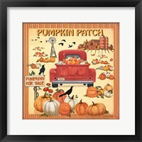 Framed Pumpkin Patch