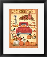 Framed Pumpkin Patch II