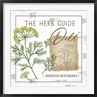 Framed Herb Guide - Dill