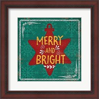 Framed 'Merry and Bright' border=