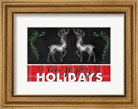 Framed Happy Holidays