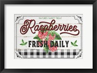 Framed Raspberries