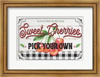 Framed Sweet Cherries