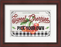 Framed Sweet Cherries