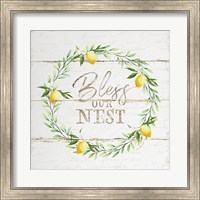 Framed Bless Our Nest