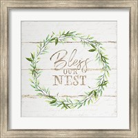 Framed Bless Our Nest
